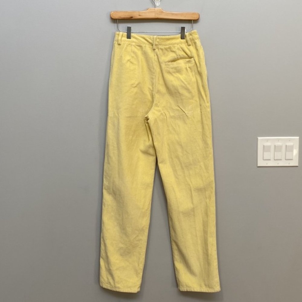 ❗️SOLD❗️Wilfred Yellow Corduroy Lennox Pants Size 6 - Picture 6 of 11